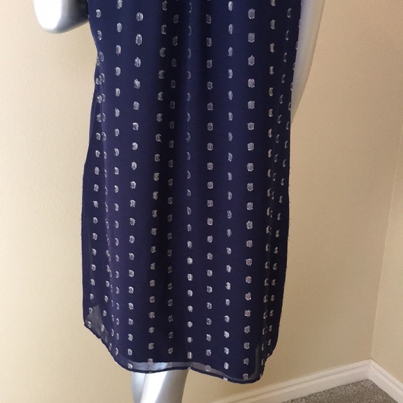 CROWN & IVY | Metallic Clip-Dot Dress - Picture 7 of 12